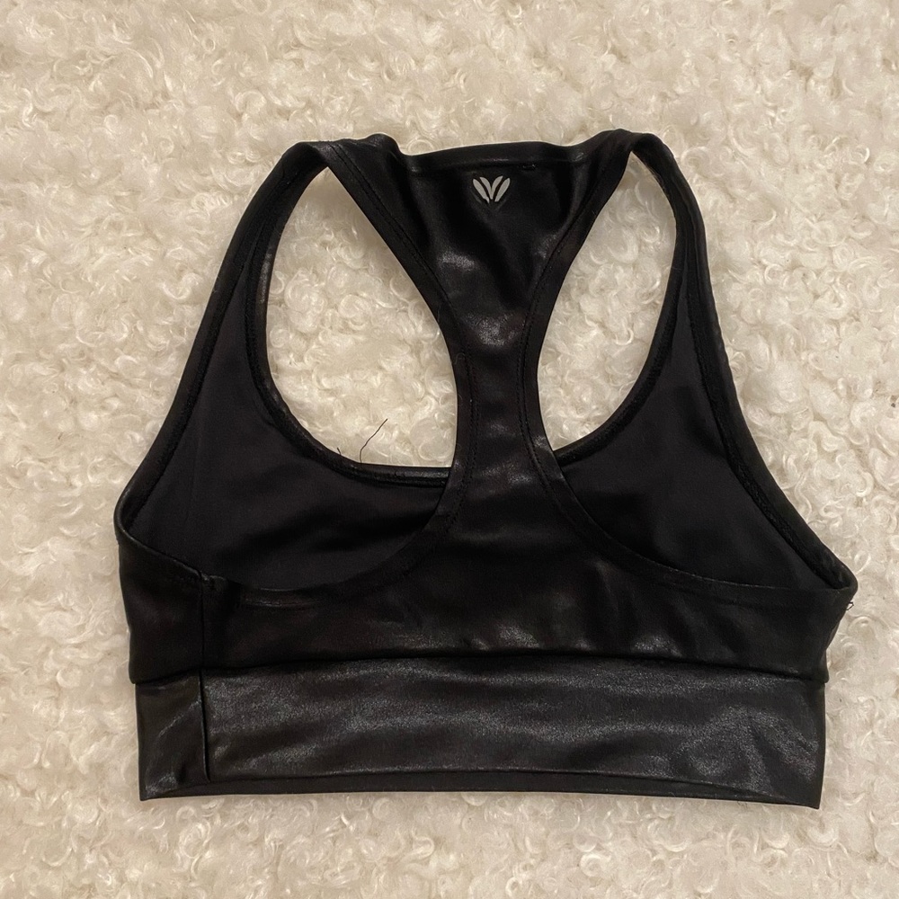 Shiny Racerback Sports Bra - Picture 3 of 4